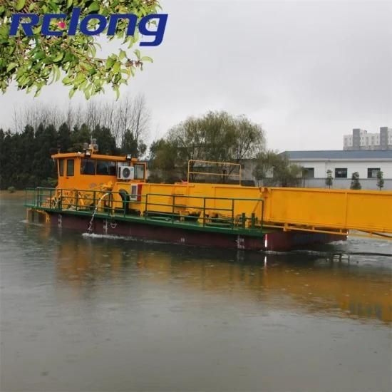 Lake Cleaning Boat Collect The Floating Trash Aquatic Weed in Reservoirs Rivers and Lakes
