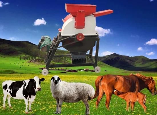 Chaff Grass Fodder Grinder Cutter Machine Grass Chopper Machine for Animals Feed