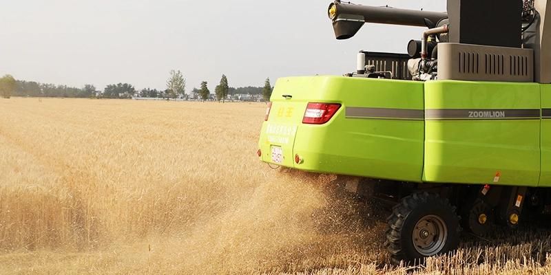 Manufacturer Selling 5200kg Green Wheat Combine Machine with Comfortable Cab