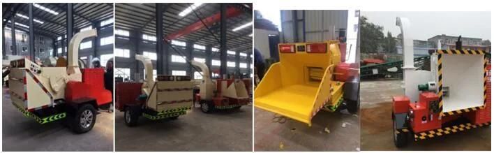 Compact Structure Mobile Type Tree Branch Wood Crusher
