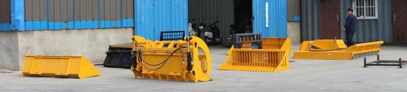 New Type 3 Blades Grass Rotary Slasher Machine Lawn Mower for Garden Tractor Skid Steel Loader