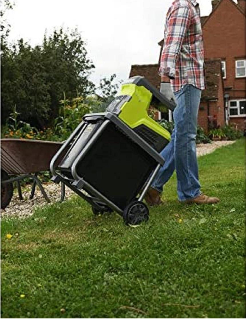 2500W-Powerful Electric Garden Shredder with-Larger 45L Whole Plastic Case-Power Tools