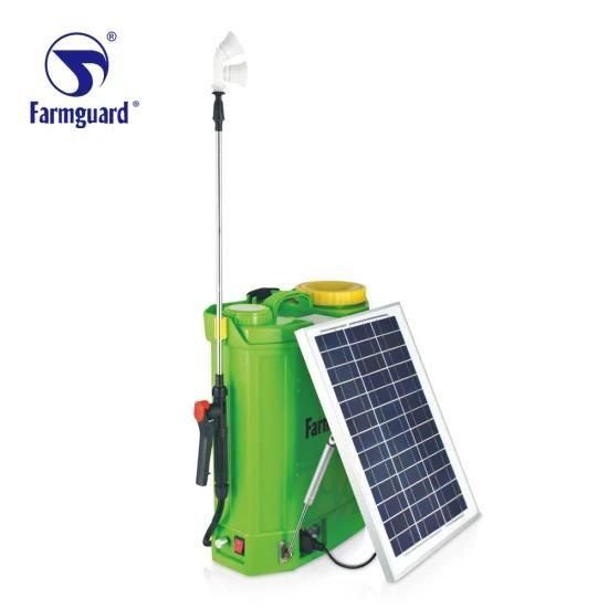 Taizhou Guangfeng 16L Chemical Battery Electric Operated Backpack Sprayer Solar Panel ...