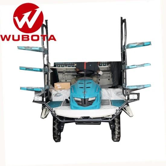 Wubota Machinery 6 Row Kubota Similar Riding Type Rice Transplanter for Sale in Indonesia