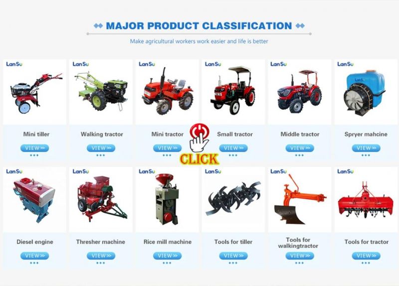 Electric Start and Radiator Hot Sale Hand Farm Walking Tractor 8-22HP