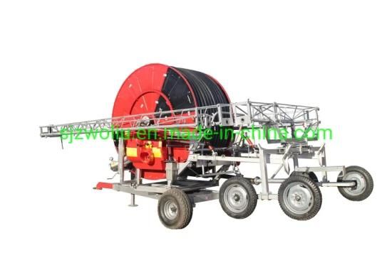 High Productivity of Agricultural Two Wheels Jp 75-300 Hose Reel Water Irrigation ...