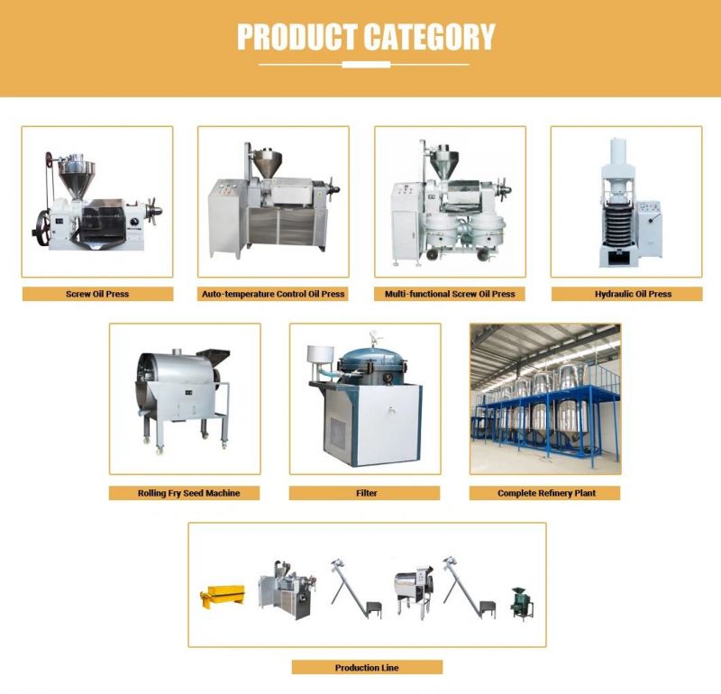 Soybean Peanut Olive Coconut Avocado Almond Cocoa Butter Walnut Hydraulic Screw Oil Extrahydraulic Oil Expeller with Good Production Line