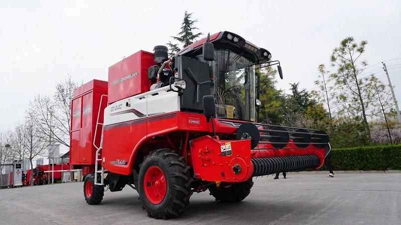 World 102HP 4lz-6.0p Wheat Rice Combine Harvester for Sale
