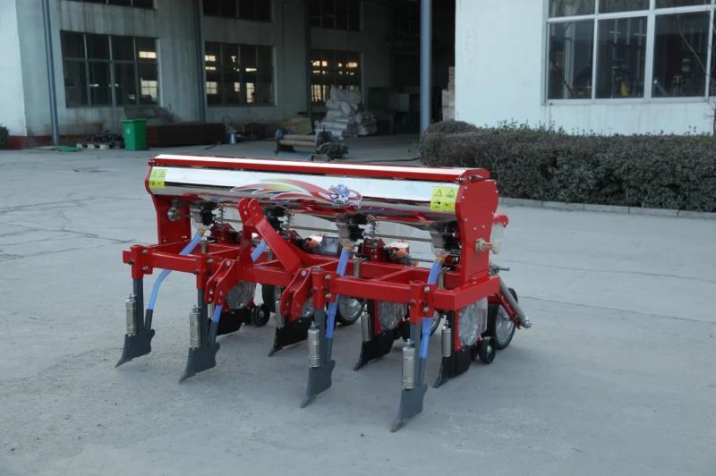 High Efficiency of 4/6/8 Rows Corn, Maize, Beans, Soya, Soybean Double Disc Precise Seeder with Fertilizer, Farm Seeder, Agricultural Machine
