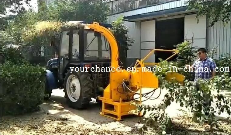 Hot Sale Wc Series Tractor Pto Drive 6-8 Inch Wood Chipper Shredder with Hydraulic Feeding System