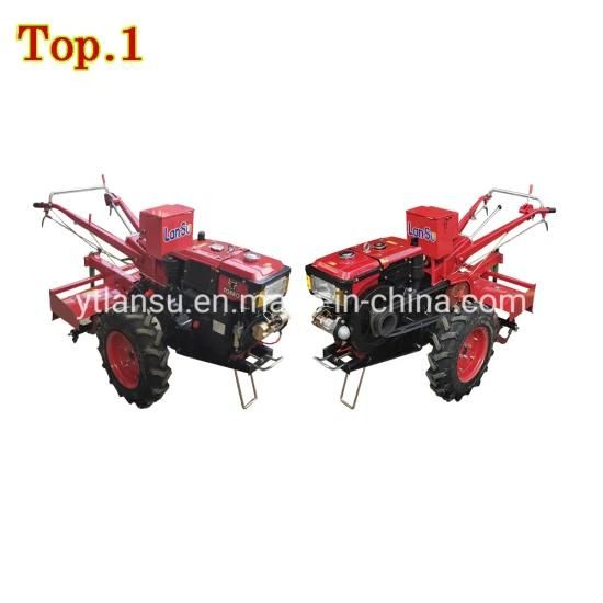 Hot Sale 22HP Two Wheel Hand Tractor Price of Walking Tractor High Quality