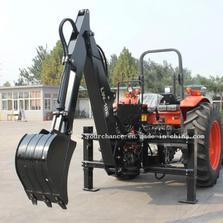Hot Sale Mini Excavator Lwe Series 20-120HP Tractor Towable Pto Drive Hydraulic Side Shift Backhoe with 12-22 Inch Width Bucket