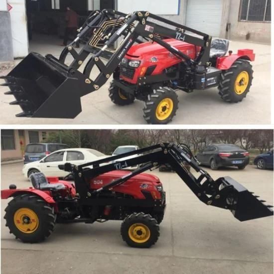 China Mini Agriculture Farm Compact Tractor Front End Loader