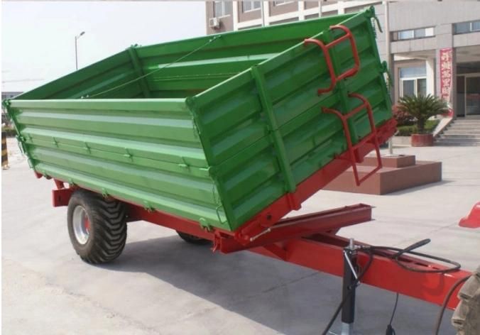 4 Ton Farm Trailer for Tractor Use with Dumping Fuction