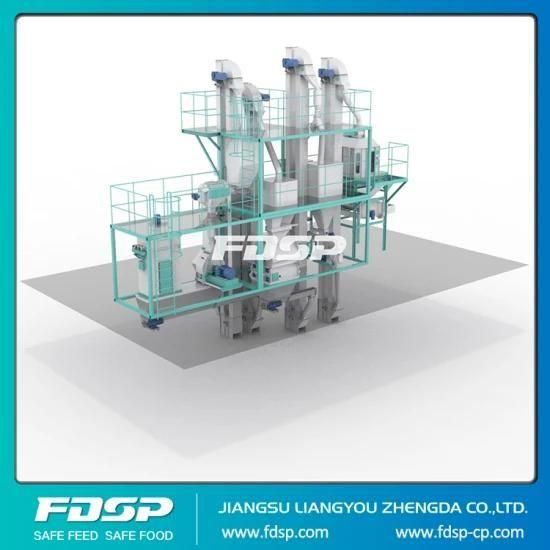 China Manufacturer Poultry Feed Production Line