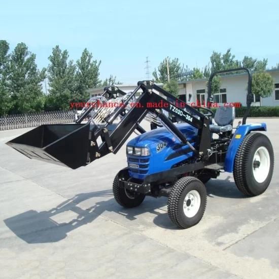 Europe Hot Sale Tz03D 20-40HP Small Tractor Mounted Quick Hitch Type Front End Loader with ...