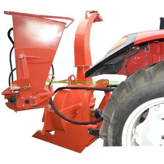 6 Inches Tractor Mounted Chipping Machine High Efficiency Wood Shredder
