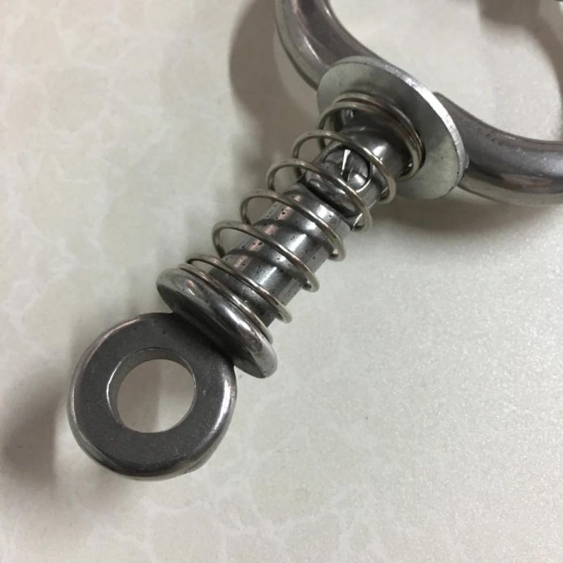 Stainless Steel Cattle Nose Holder with Spring