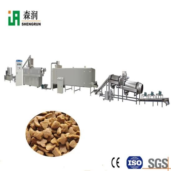 Full Automatic Dog Cat Food Making Machine Pet Feed Bulking Production Extruder Plant Line