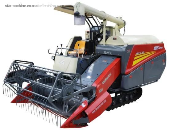 4lz-5.0z Longgitudinal Axial Flow Full Feedin Rice Combine Harvester Crop Machine Farming ...