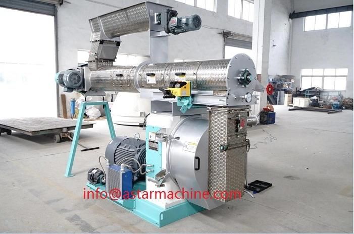 Ce Approved Automatic Ring Die Animal Feed Pellet Mill Szlh420