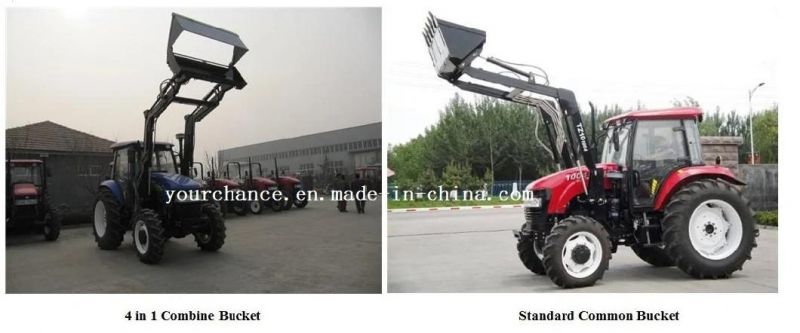Best Selling Tz03D Multifunctional Garden Tractor Front End Loader with 4 in 1 Bucket