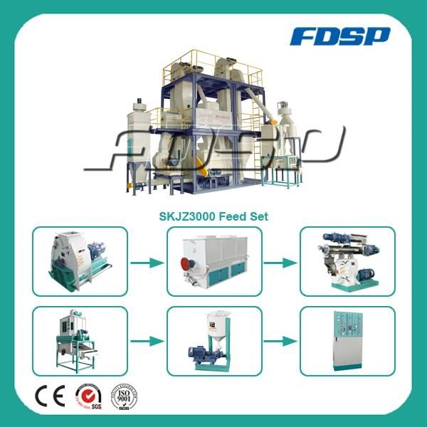 Samll Scale Feed Processing Machines Animal Feed Production Line