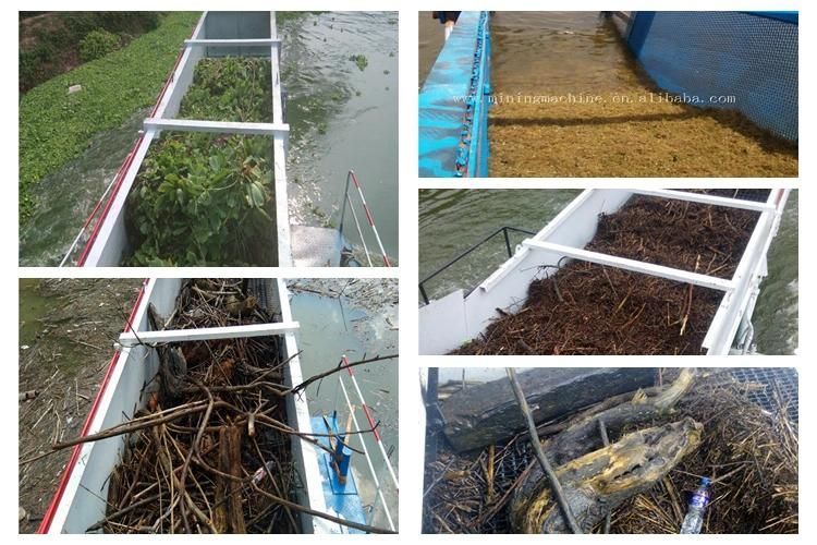 Water Hyacinth Harvester & Aquatic Weed Harvester & Water Weed Cutting Machine