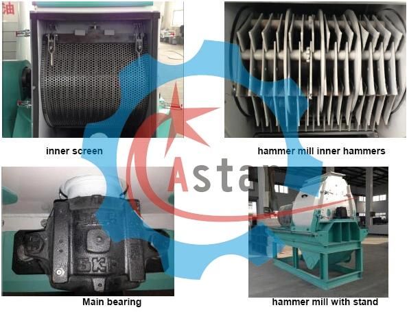 High Output Ce Approved Maize Hammer Mill Feed Grinder