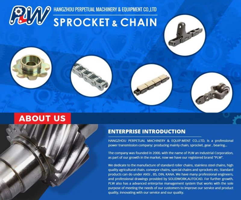 C Type Stainless Steel Agricultural Chain with Attachments (CA2060-C6E)
