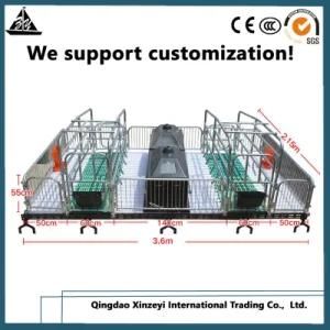 Hot Galvanized Farrowing Crates for Pregnant Pig Plant