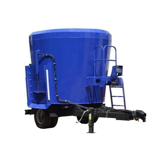 Tmr Feeding Mixer Tractor Trailed Vertical Feed Mixer for Cattle Farm
