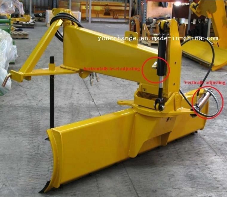 Hot Sale Levelling Blade Gbh Series Tractor Rear Hitched 6-8FT Width Heavy Duty Hydraulic Grader Blade for 30-100HP Farm Tractor