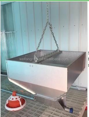 Animal Feeder Equipment with Pan Feeder for Broiler Chicken