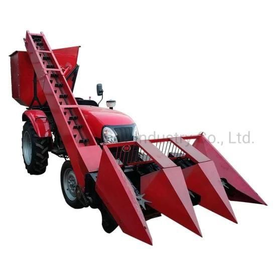 Tractor Mounted Small Maize Combine Harvester with Corn Peeling Function