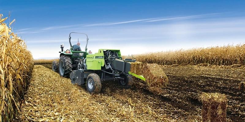 Flexible Double-Axis Kneading Attractive Hay Machinery Price with 4-Fork Feeding