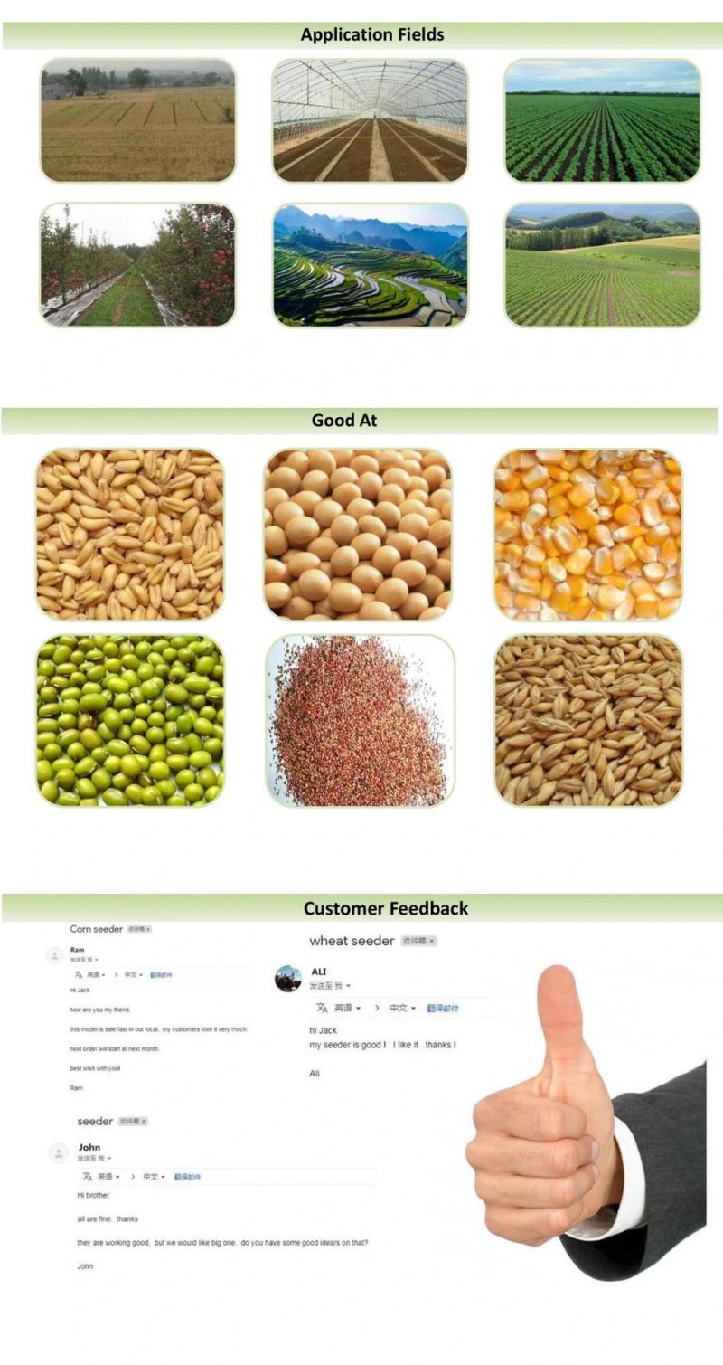 Small Corn Maize Wheat Bean Seeder Price