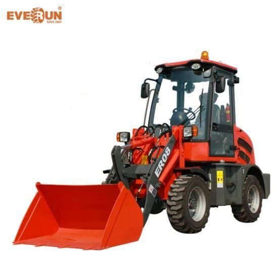 0.8ton Earth Moving Machine Mini Loader with Snow Blade for Sale