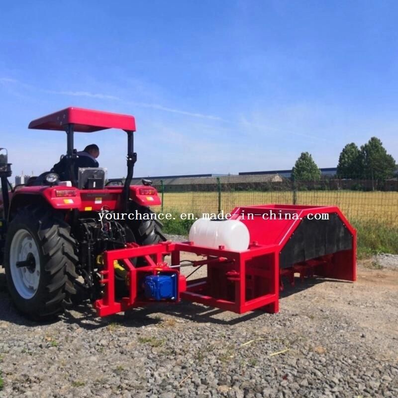 Sri Lanka Hot Selling Organic Production Machinery Zfq200 60-80HP Tractor Trailed 2m Width Manure Compost Windrow Turner with Water Tank and Spraying System