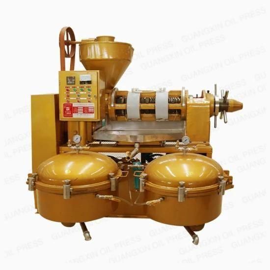 500kg/H Guangxin Automatic Sunflower Oil Press Machine with Oil Filter Yzlxq140