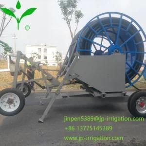 Hose Reel Irrigation System with End Gun, Truss and Agricultural Sprinklers F