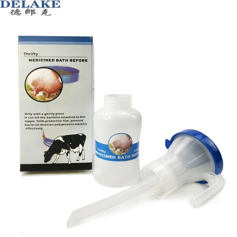 Plastic Teat DIP Cup for Cows Before Use
