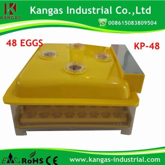 48 Eggs High Hatching Rate CE Certificate Automatic Incubator for Chickens (KP-48)