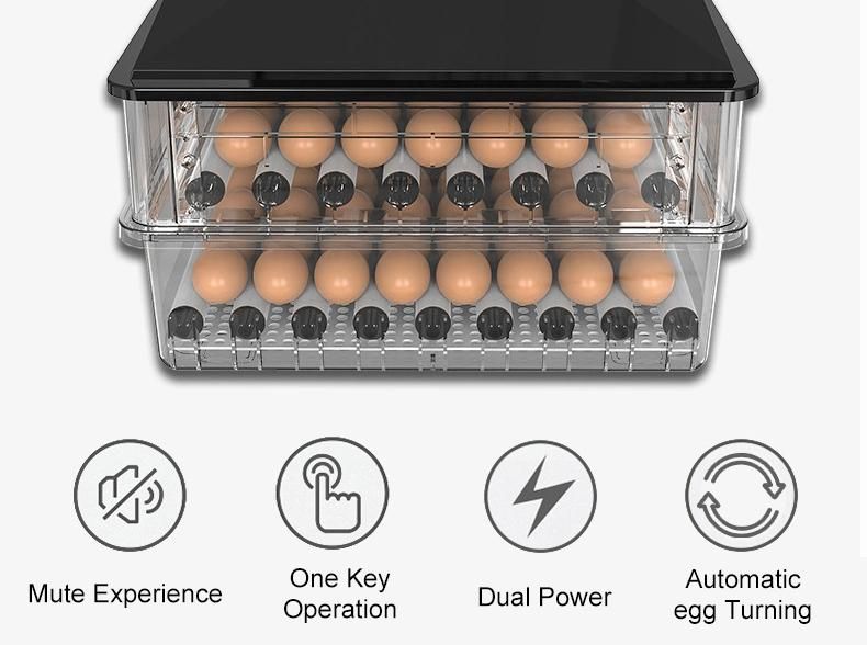 Fully Automatic Dual-Electricintelligent Chicken and Birds Egg Hatcher/Poultry Hatching Machine Egg Incubator