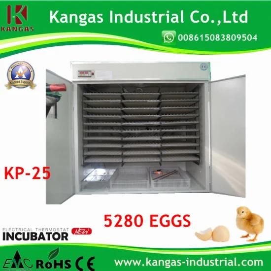 Automatic Industrial Egg Turing Cheap 5000 Eggs Incubator on Big Sale (KP-25)