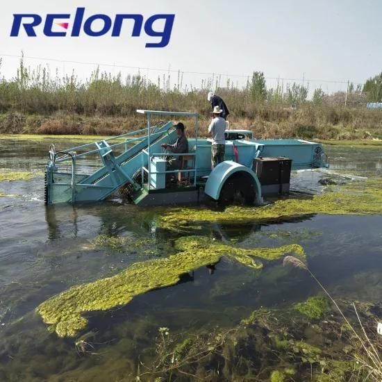 Small Scale Aquatic Weed Removal Machine Price of Lake Weed Harvester