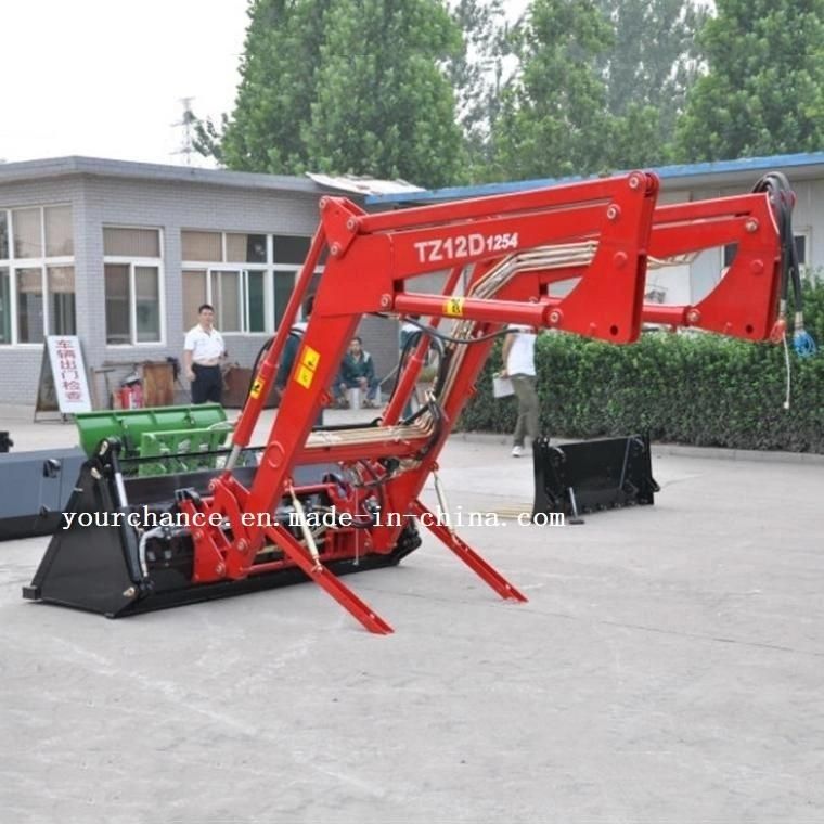 Canada Hot Sale Tz12D 1200kgs Lifting Capacity 2-2.4m Width Bucket Heavy Duty Front End Loader for 90-140HP Tractor