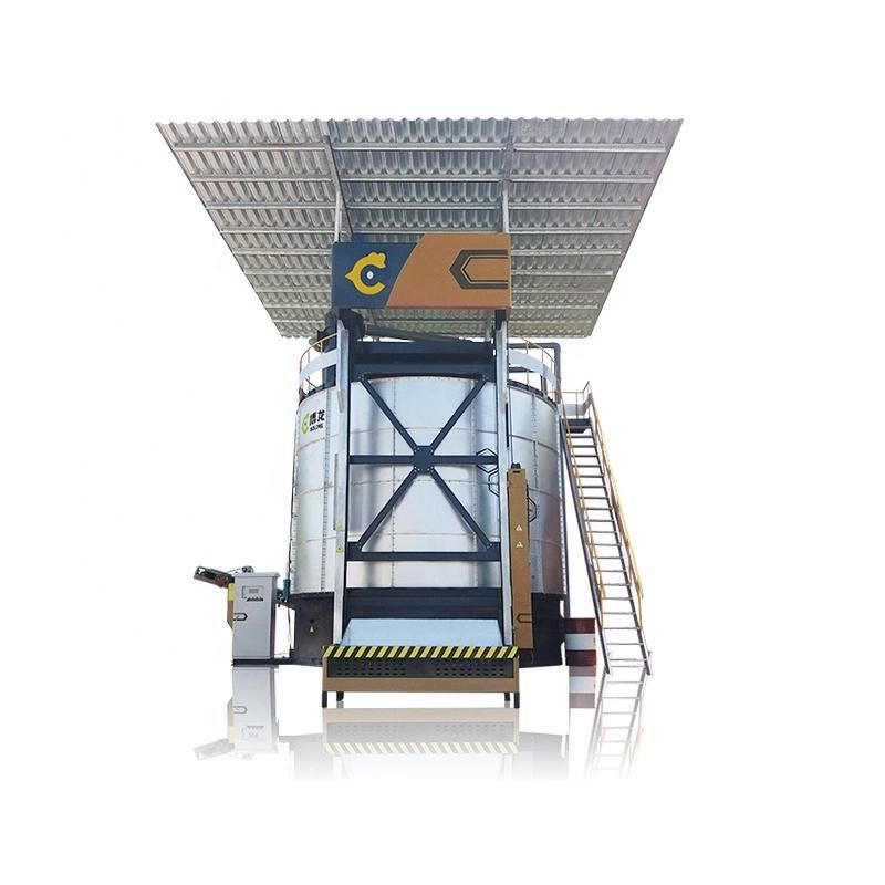 a Manage for Kitchen Waste and Vegetable Residual Kitchen Waste Organic Fertilizer Compost Machine for Food Waste