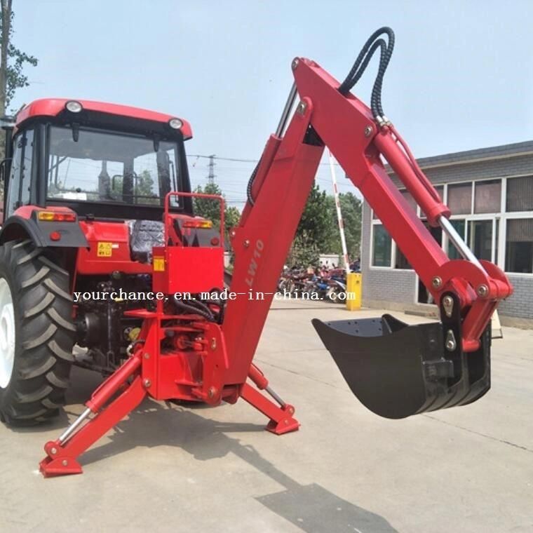 Hot Sale Tractor Tiller Lwe Series 3 Point Hitch Pto Drive Garden Backhoe Excavator for 12-180HP Tractor
