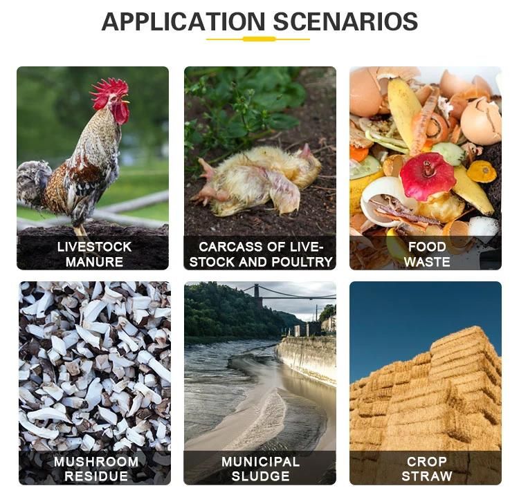 2021 Factory Supplier Composting Machine Chicken Waste Fertilizer Fermentation Towe